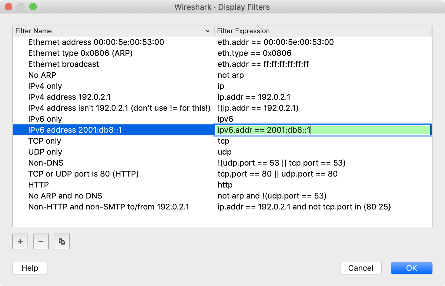 wireshark capture filter two mac address
